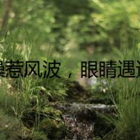洗澡惹風波，眼睛遇迷霧